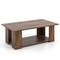 41 Inch Modern Coffee Table with Storage Shelf for Home and Office